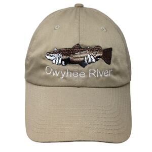 Owyhee River Strapback Baseball Hat Solid Brown One Size Outdoor Cobra